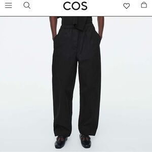 COS Barrel-leg Cotton Pants (NWT) Size: EUR 36